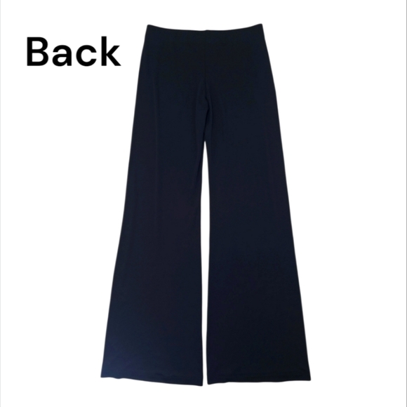 Artelier Nicole Miller Style BD10093 Wide Leg Flowy Flare Black Pants Size Small - Picture 6 of 9